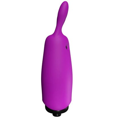 Close-up do Vibrador de Coelho de Bolso ADRIEN LASTIC violeta, mostrando design compacto e silicone suave.