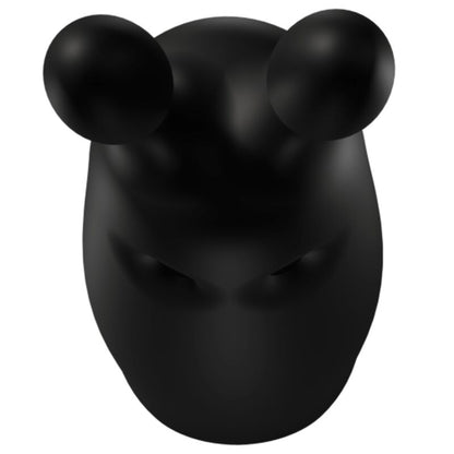 Imagem do ADRIEN LASTIC Vibrador Coelho de Bolso Preto, um mini vibrador de silicone compacto para estimulação clitoriana.
