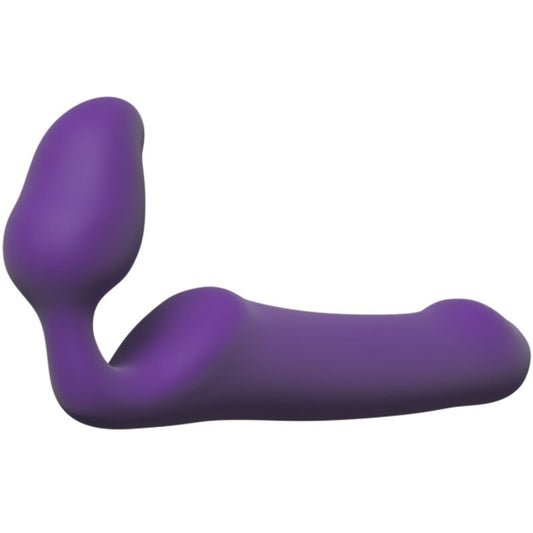 Adrien Lastic Queens Strap-On Flexível Violeta L para dupla penetração e estimulação do ponto G.