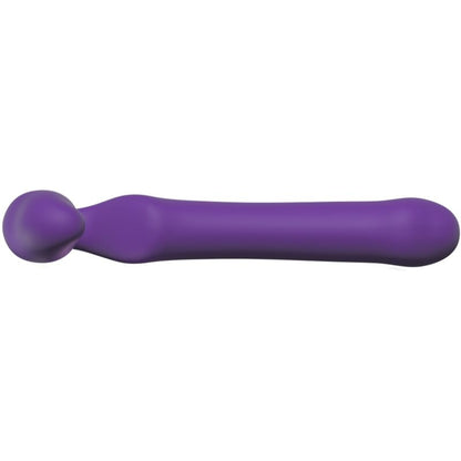 Adrien Lastic Queens Strap-On Flexível Violeta L para dupla penetração e estimulação do ponto G.
