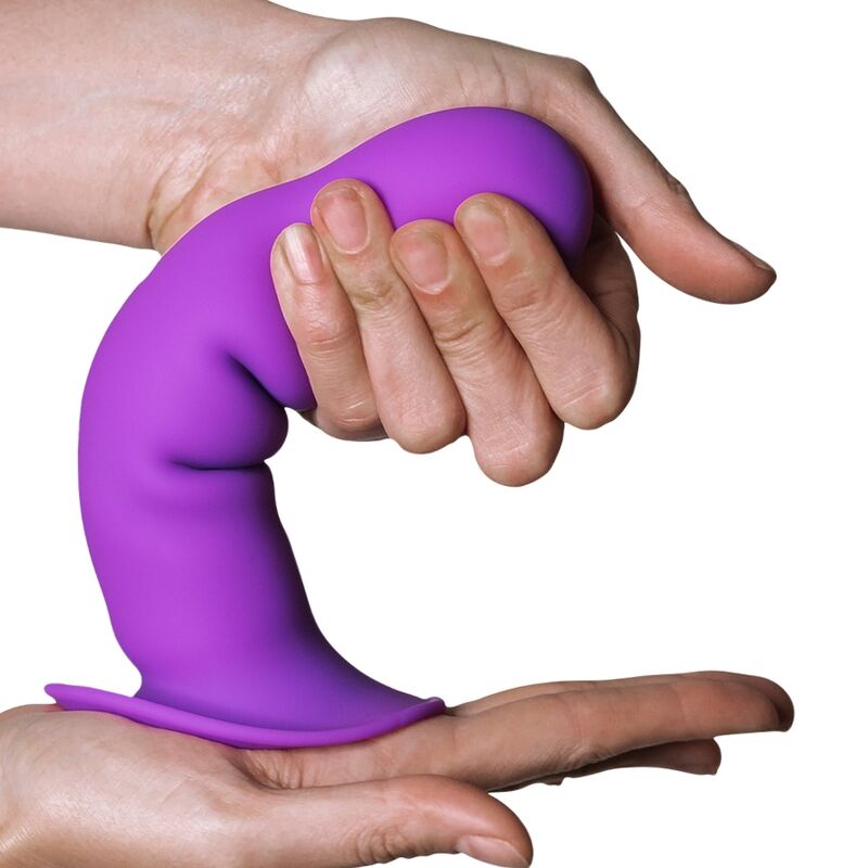 Vibrador Adrien Lastic Hitsens 3 violeta de silicone com dupla densidade e termorreativo.