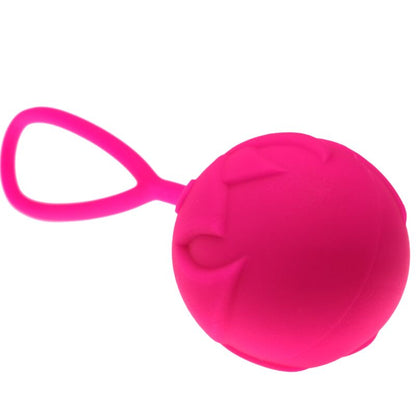Bolas Vaginais Adrien Lastic Mia de silicone rosa para fortalecimento do assoalho pélvico e prazer íntimo.