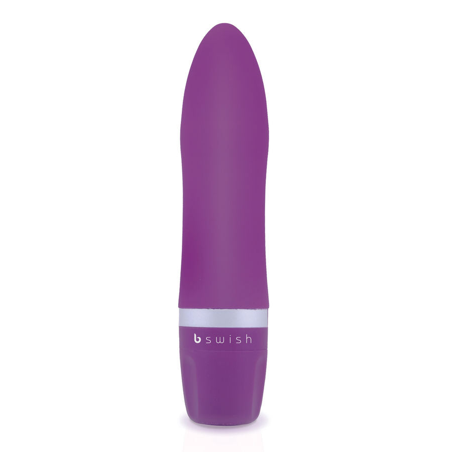 Vibrador B SWISH B Cute Clássico Lilás de silicone macio para prazer e estimulação
