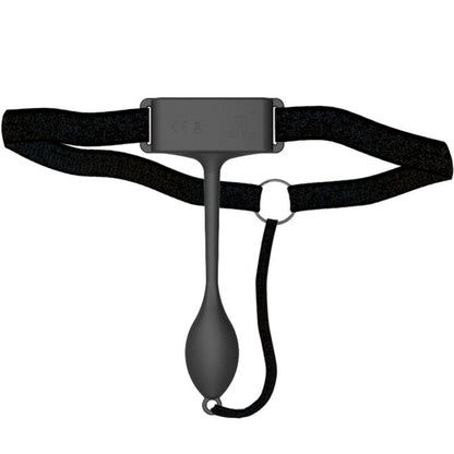 Close-up of the ADRIEN LASTIC Pan-T Vibe Flexible Panty Vibrator with Remote Control, showcasing its ergonomic design and flexible material.