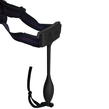 Close-up of the ADRIEN LASTIC Pan-T Vibe Flexible Panty Vibrator with Remote Control, showcasing its ergonomic design and flexible material.