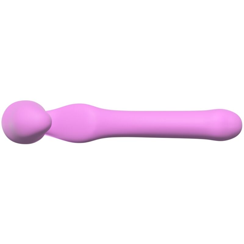 Adrien Lastic Queens Strap-On Flexível Rosa Tamanho S para duplo prazer.