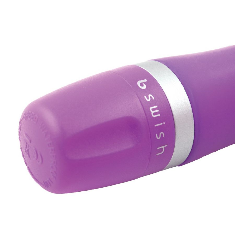 B SWISH Massageador BCute Classic Pearl Lilac Vibratório Curvo para Prazer Versátil