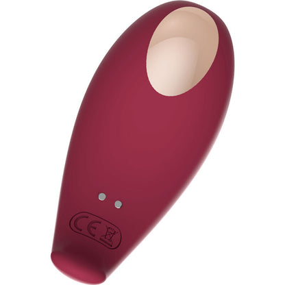 ADRIEN LASTIC Inspiration Clitoral Sucker e Ovo Vibratório, com controle via app, mostrando ambos os dispositivos e seus detalhes em vermelho.