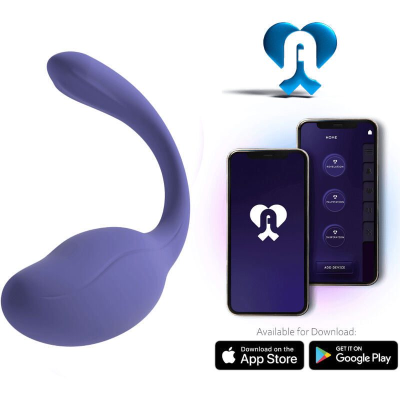 Close-up do vibrador ADRIEN LASTIC Smart Dream 3.0 violeta com controlo via APP para estimulação clitoriana e ponto G.