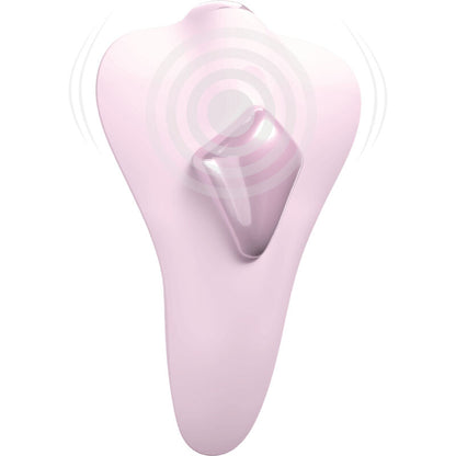 Adrien Lastic Temptation Estimulador de Clitóris Magnético com Controlo por App na cor rosa, destacando o seu design ergonómico e suave.