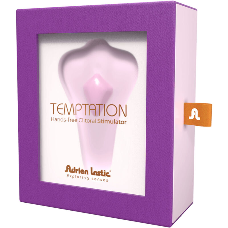 Adrien Lastic Temptation Estimulador de Clitóris Magnético com Controlo por App na cor rosa, destacando o seu design ergonómico e suave.