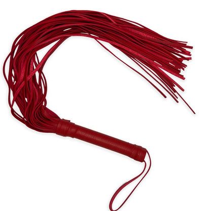 Chicote BDSM ALIVE de fantasia vermelho, ideal para jogos de poder e submissão.