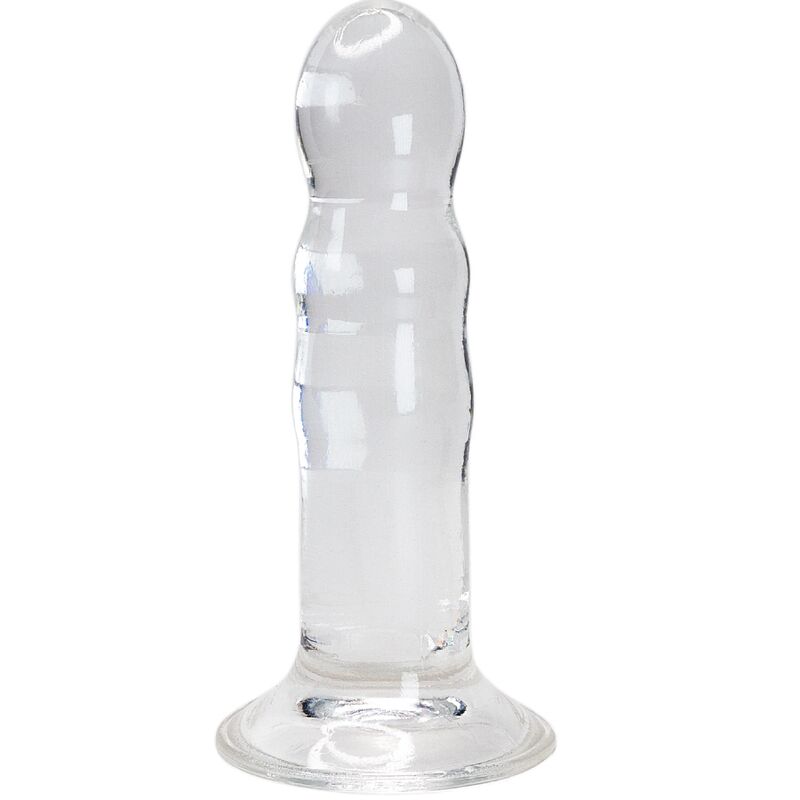 ALIVE Dildo Realista Transparente Galante de 14 cm, com detalhes de veias e textura suave para uma experiência autêntica.