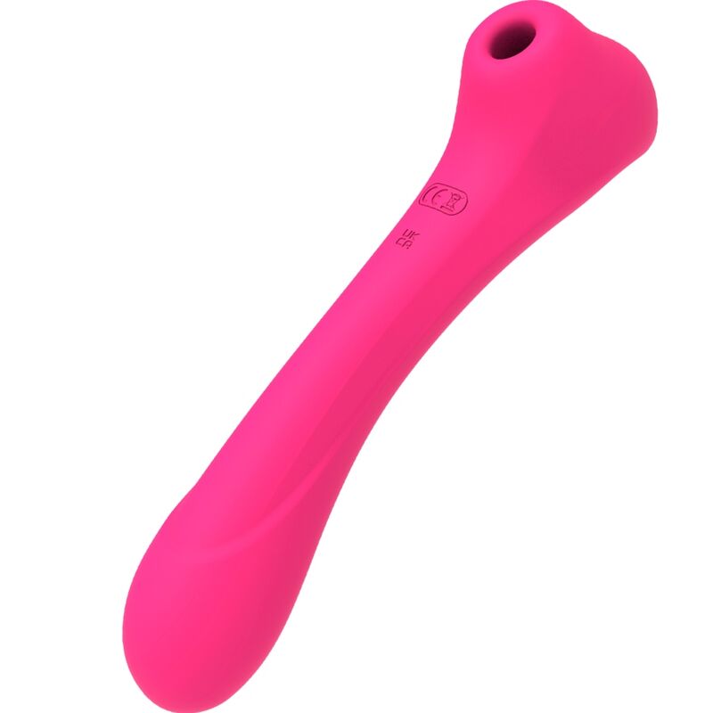 Vibrador de Sucção e Estimulador Clitoriano ALIVE Quiver Fúcsia