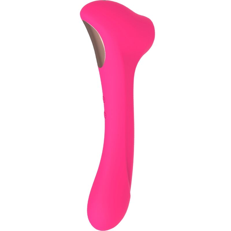 Vibrador de Sucção e Estimulador Clitoriano ALIVE Quiver Fúcsia