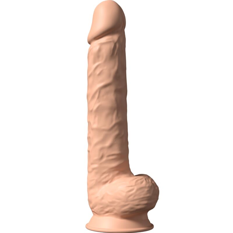 SILEXD Dildo Realista Premium Silexpan Silicone 38 cm com base de ventosa