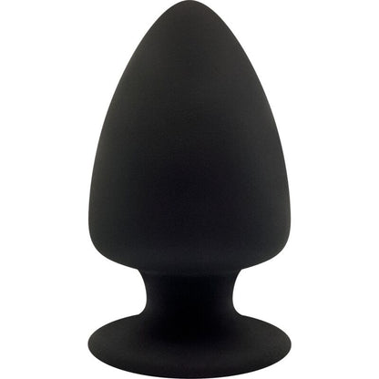 Close-up do Plug Anal SILEXD Silicone Termoreativo Silexpan Premium Tamanho S, mostrando sua textura suave e design ergonómico.