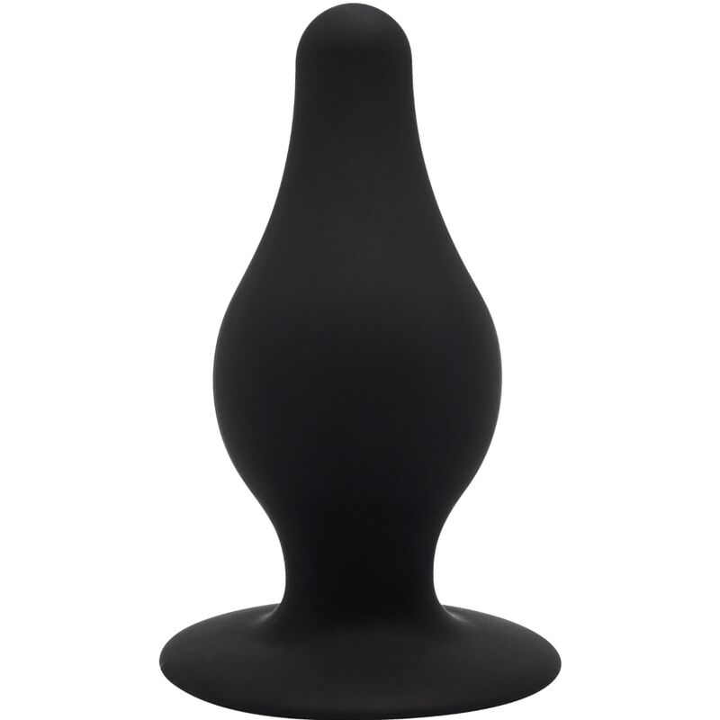 Close-up do SILEXD Plug Anal Termorreativo Silexpan Silicone Premium Tamanho M, mostrando sua textura e design ergonómico.