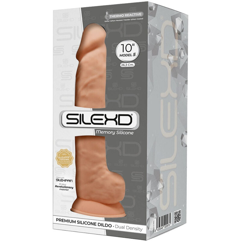 SILEXD Pênis Realístico Premium Silexpan Silicone 26.6cm com base em ventosa