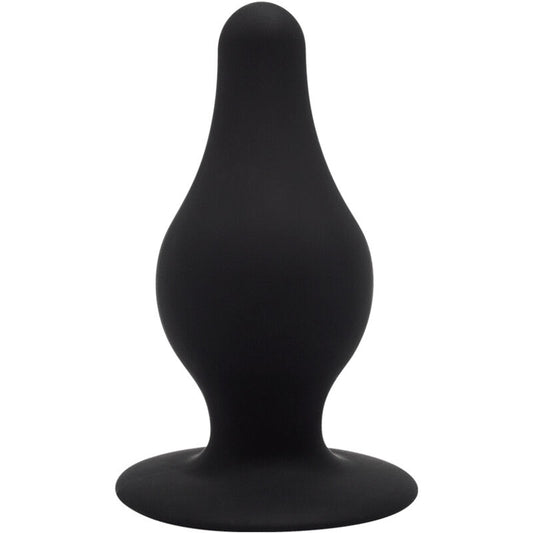 Close-up do SILEXD Plug Anal Premium Silexpan Termorreativo Tamanho XS, mostrando seu formato suave e material de silicone.