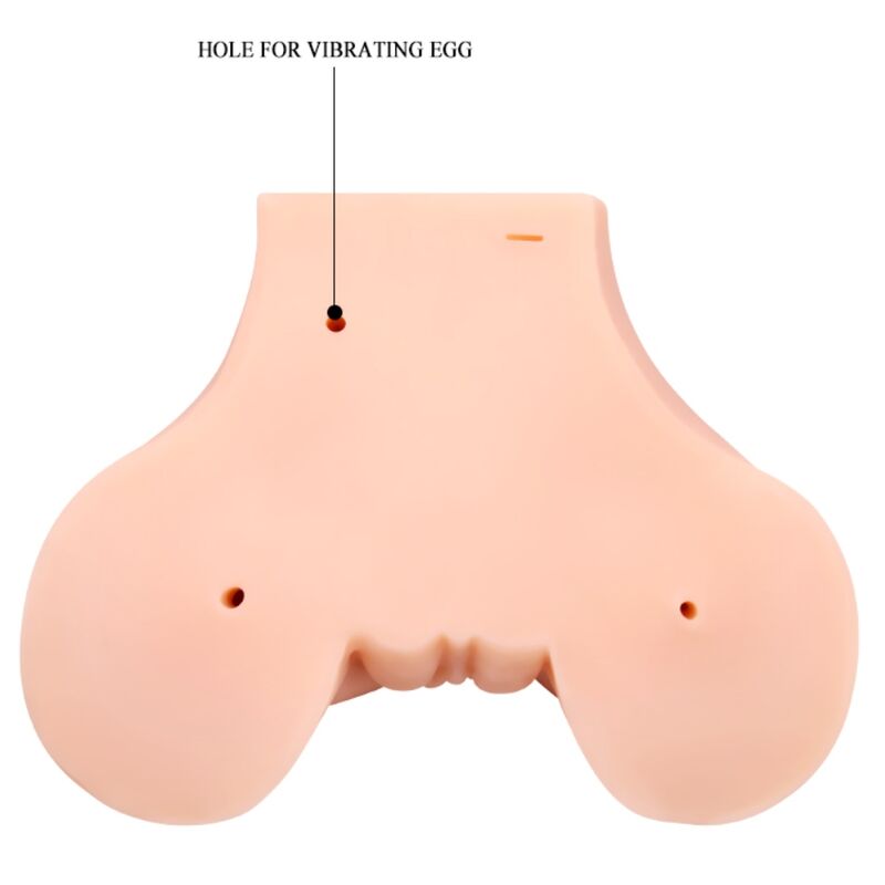 Masturbador Masculino Realista Vagina e Ânus com Vibração