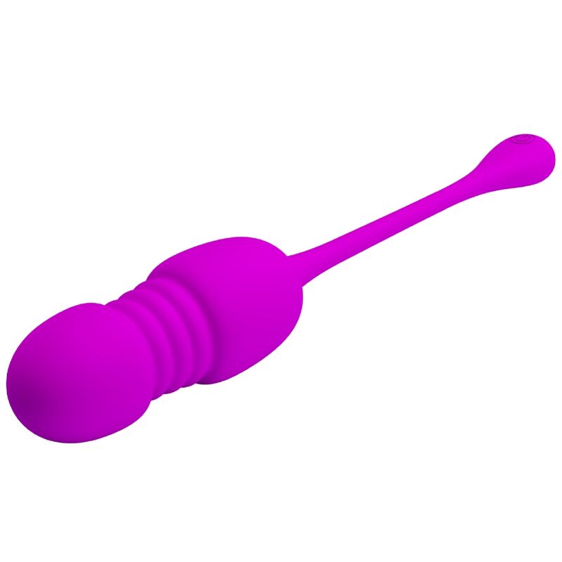 Close-up do Ovo Vibratório PRETTY LOVE Callie Roxo com 12 funções