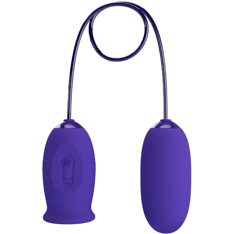 Close-up do Estimulador Vibrador PRETTY LOVE Daisy Youth Violet, mostrando seu design ergonômico e cor.