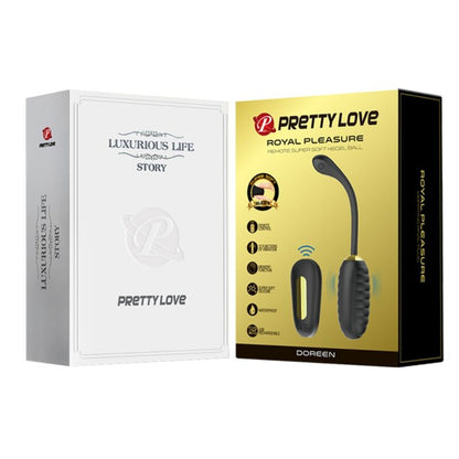 Vista detalhada do vibrador ovo PRETTY LOVE Doreen luxo recarregável com controle remoto