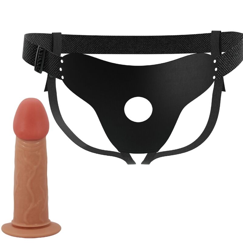 Imagem do Arnês Stark Confortável da Pretty Love, destacando seu design e material
