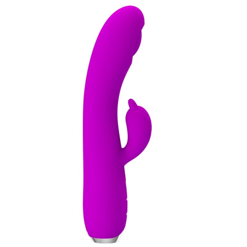 Close-up do Vibrador Recarregável Pretty Love Regina com Onda Pulsante e Sucção, na cor violeta.