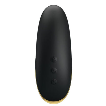 PRETTY LOVE Massageador de Sucção Recarregável de Luxo Preto com design ergonómico