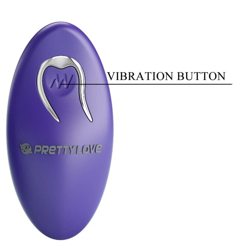 Close-up of the PRETTY LOVE Bala Vibrante Darlene Youth Violet Mini, showing its compact size and smooth silicone texture.