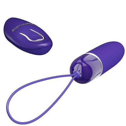 Close-up of the PRETTY LOVE Bala Vibrante Darlene Youth Violet Mini, showing its compact size and smooth silicone texture.