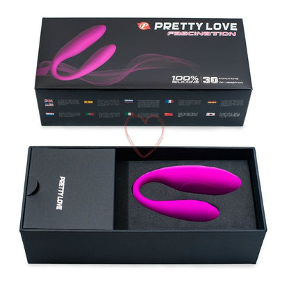Vibrador Pretty Love Fascination Lilac para estimulação clitoriana, ponto G e anal.