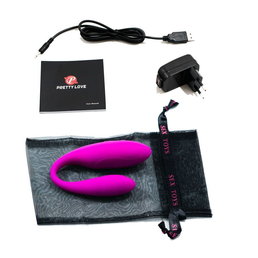 Vibrador Pretty Love Fascination Lilac para estimulação clitoriana, ponto G e anal.