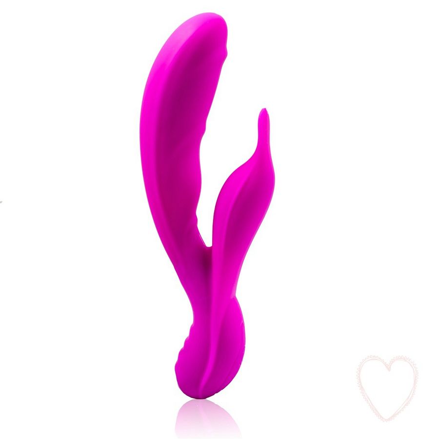 PRETTY LOVE Massageador Lilac Bliss Recarregável, design elegante em silicone roxo