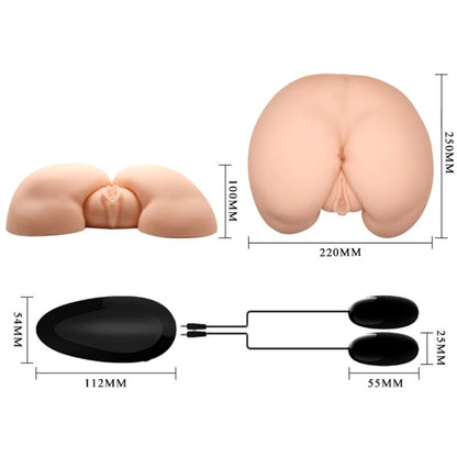 Masturbador Masculino Anal com Vibração e Dupla Estimulação