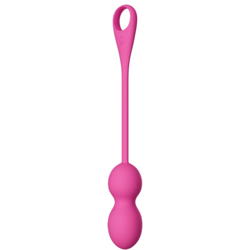 PRETTY LOVE Bolas Vibratórias Recarregáveis Elvira Rosa com App para exercícios de Kegel e prazer.
