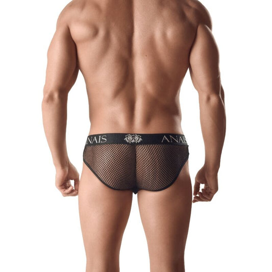 ANAIS MEN Ares Slip XL em Couro e Malha com design sexy e ajuste confortável.