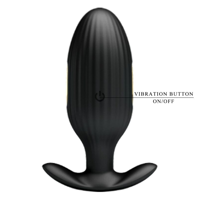 PRETTY LOVE Plug Anal Jefferson com App, Vibração e E-Stim
