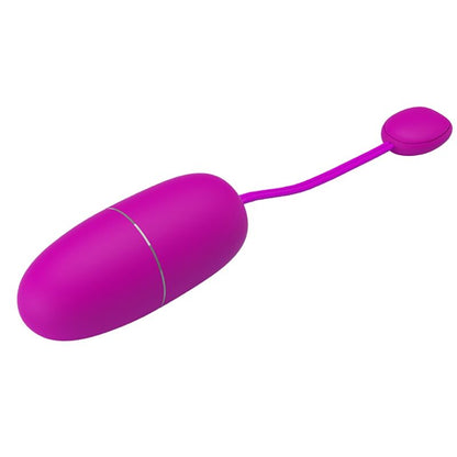 Close-up do Ovo Vibrante Ninfa Roxo PRETTY LOVE com controlo por App