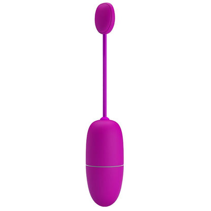 Close-up do Ovo Vibrante Ninfa Roxo PRETTY LOVE com controlo por App