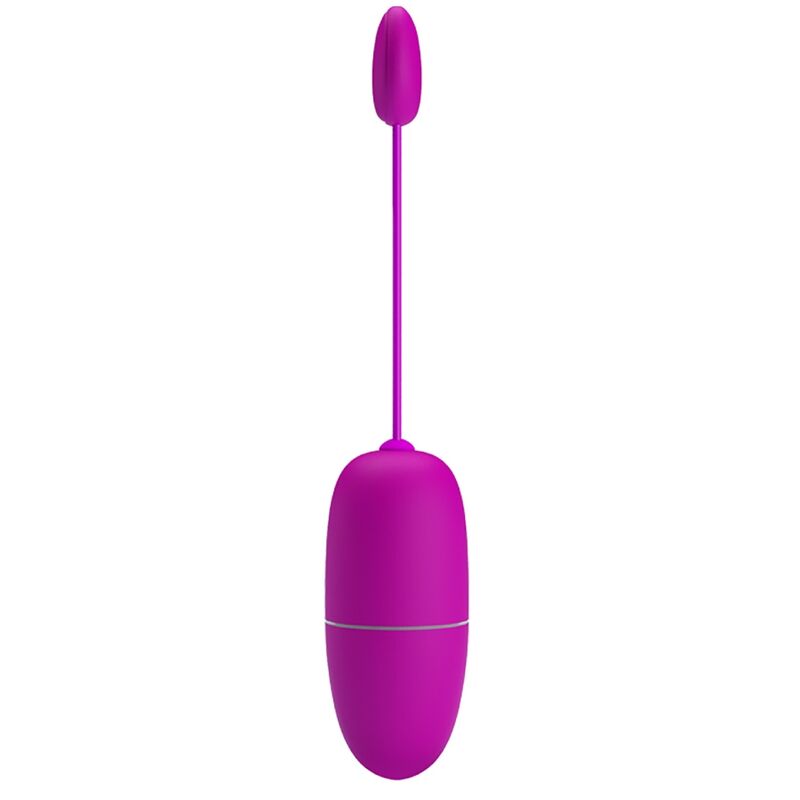 Close-up do Ovo Vibrante Ninfa Roxo PRETTY LOVE com controlo por App