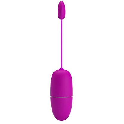 Close-up do Ovo Vibrante Ninfa Roxo PRETTY LOVE com controlo por App