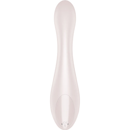 Satisfyer G-Force Vibrador Ponto G Rosa em detalhe, mostrando formato ergonómico e ponta para estimulação.