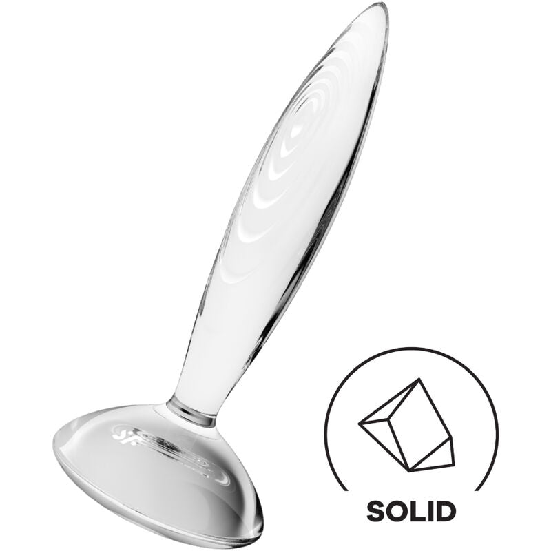 Satisfyer Plug Anal de Vidro Borossilicato para Termoterapia.