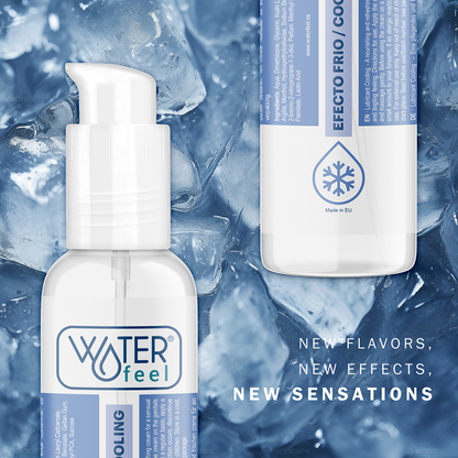 Frasco de WATERFEEL Lubrificante Efeito Frio 150ml para prazer e massagem