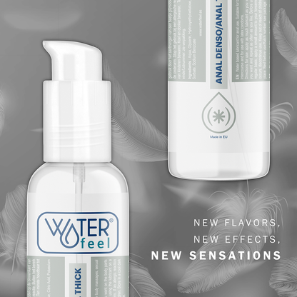 WATERFEEL Lubrificante Anal Íntimo Base Água 150 ML para conforto e prazer