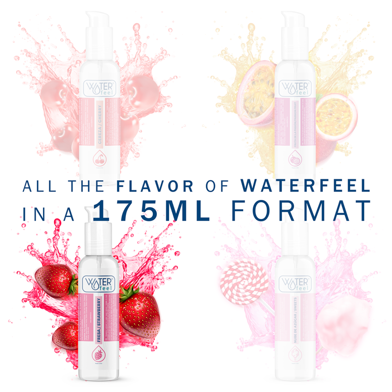 Lubrificante íntimo Waterfeel de morango à base de água 175 ML