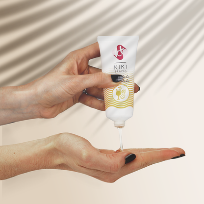 KIKÍ TRAVEL Lubrificante Pina Colada 50 ML, à base de água, com sabor tropical.
